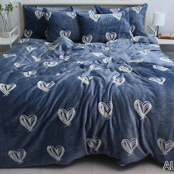 Комплект постельного белья велсофт (микрофибра) ALM1902 Комплект постельного белья велсофт (микрофибра) ALM1902