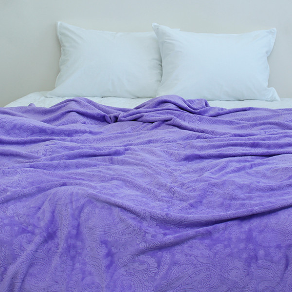 Плед велсофт (тиснение) JH001