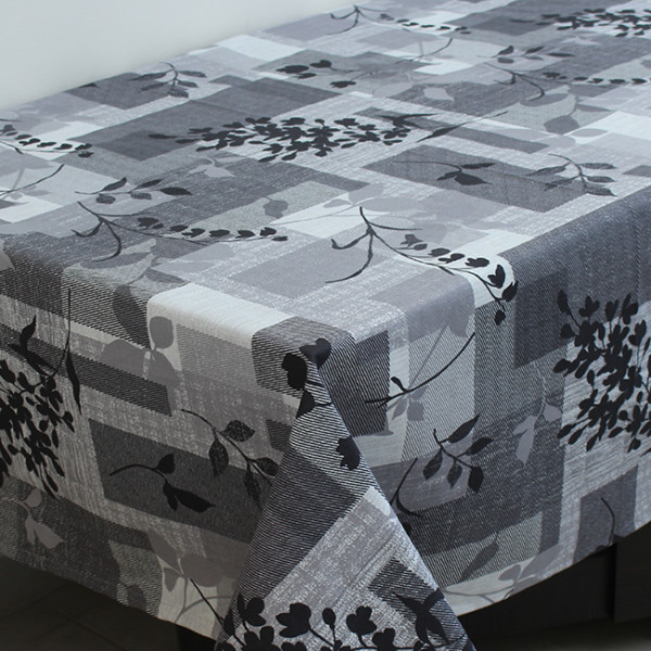 Скатертина кухонна Гілка сіра