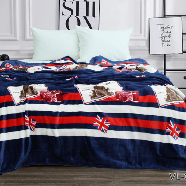 Плед велсофт (микрофибра) VL0982