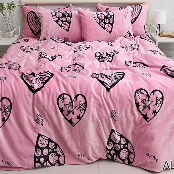 Комплект постельного белья велсофт (микрофибра) ALM1921 Комплект постельного белья велсофт (микрофибра) ALM1921