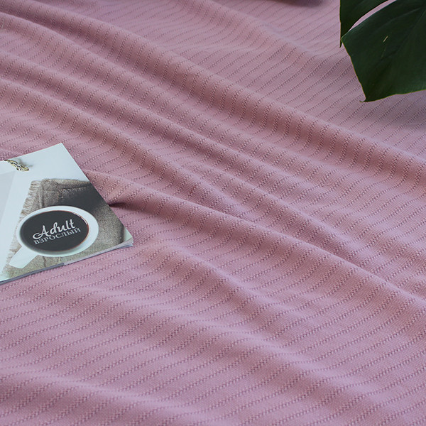 Простынь-покрывало пике 200х235 см. Полоса лиловая