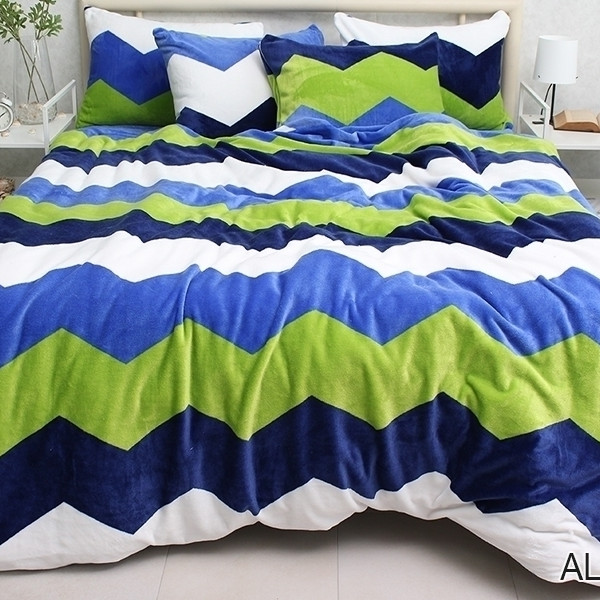 Комплект постільної білизни велсофт (мікрофібра) ALM1925 Комплект постільної білизни велсофт (мікрофібра) ALM1925