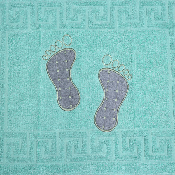 Полотенце махровое Ножки цвет: аква (Турция)