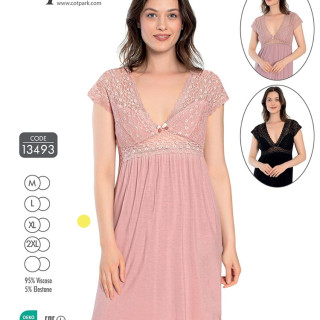 Нічна сорочка 13493 pudra