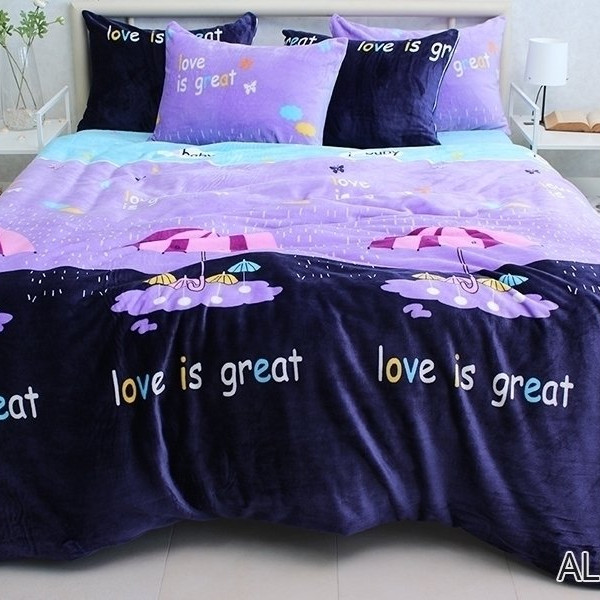 Комплект постельного белья велсофт (микрофибра) ALM1910 Комплект постельного белья велсофт (микрофибра) ALM1910