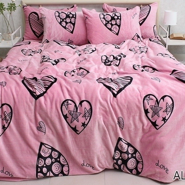 Комплект постельного белья велсофт (микрофибра) ALM1921 Комплект постельного белья велсофт (микрофибра) ALM1921