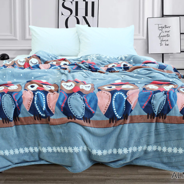 Плед велсофт (мікрофібра) ALM-064