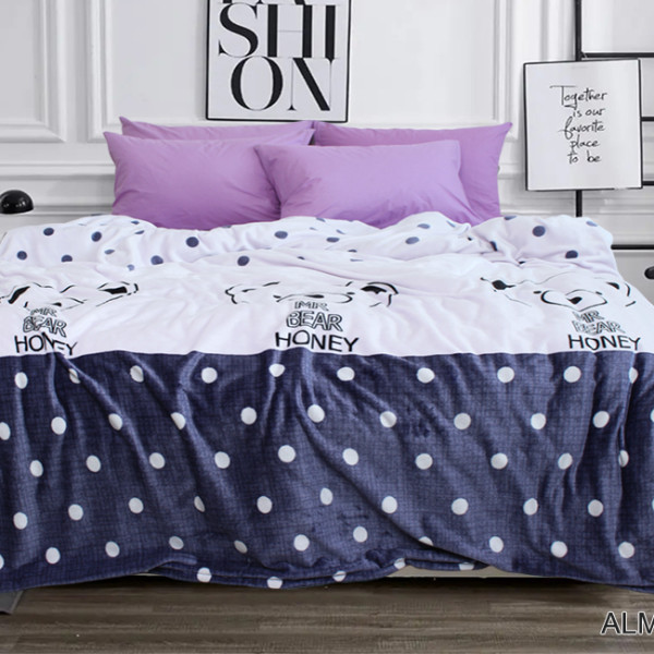 Плед велсофт (микрофибра) ALM1912