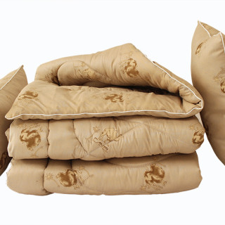 Ковдра лебедяний пух Camel 2-сп. + 2 подушки 70х70