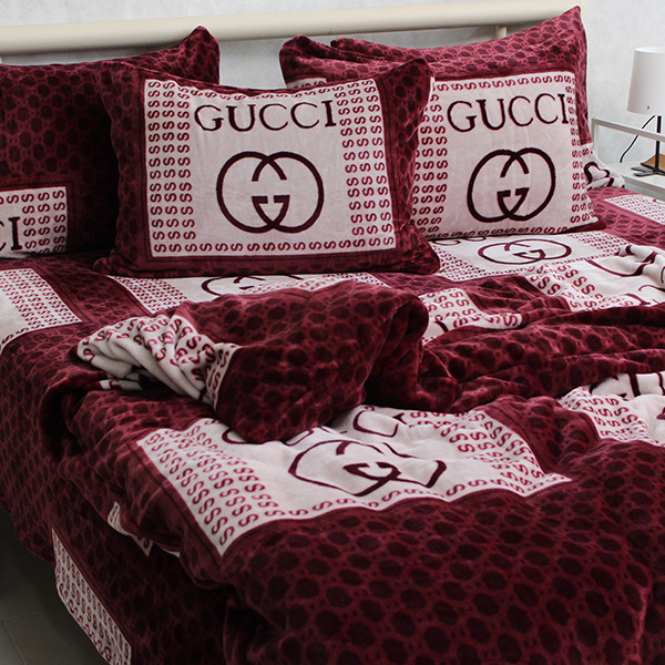 Комплект постільної білизни велсофт (мікрофібра) VL1377 Комплект постільної білизни велсофт (мікрофібра) VL1377