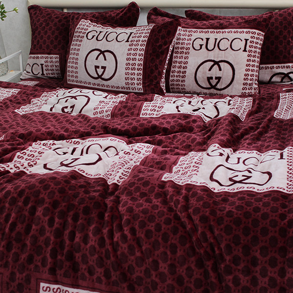 Комплект постільної білизни велсофт (мікрофібра) VL1377 Комплект постільної білизни велсофт (мікрофібра) VL1377