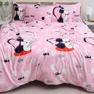 Комплект постельного белья велсофт (микрофибра) ALM1909