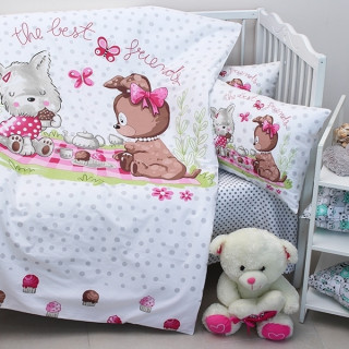 Дитячий комплект Best frends white