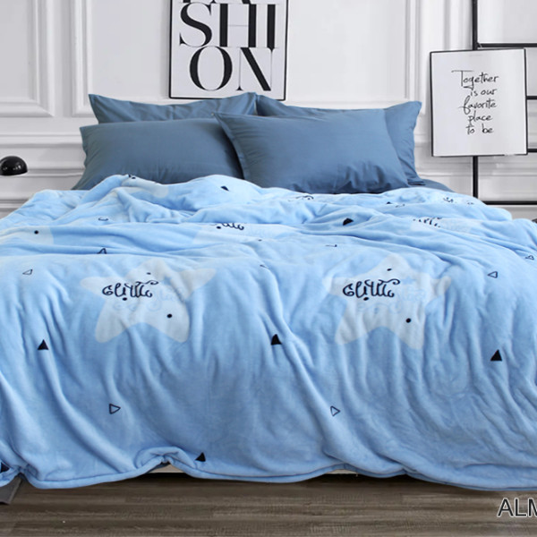 Плед велсофт (мікрофібра) ALM1903