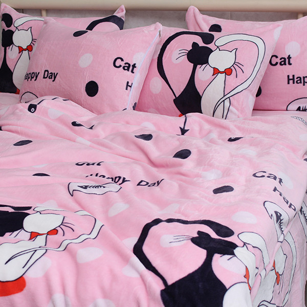 Комплект постільної білизни велсофт (мікрофібра) ALM1909 Комплект постільної білизни велсофт (мікрофібра) ALM1909