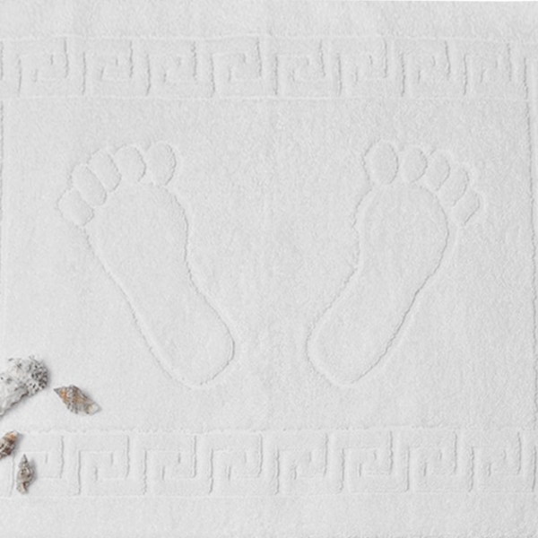 Рушник махровий для ніг білий (Туреччина)