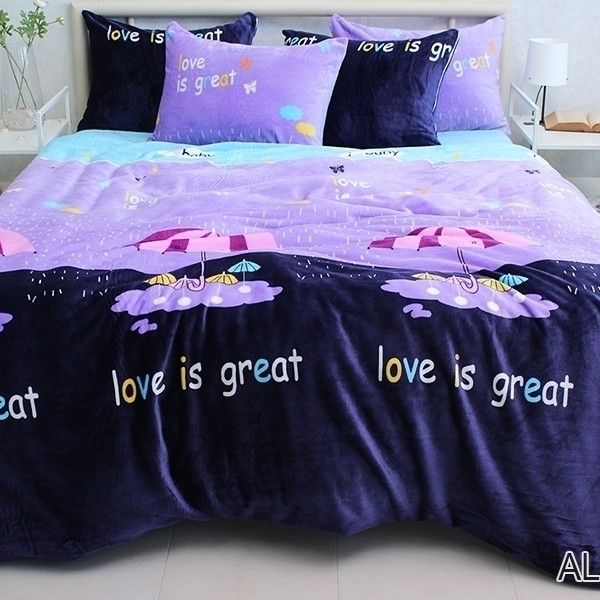 Комплект постільної білизни велсофт (мікрофібра) ALM1910 Комплект постільної білизни велсофт (мікрофібра) ALM1910