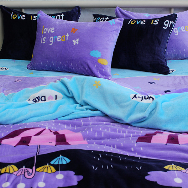 Комплект постільної білизни велсофт (мікрофібра) ALM1910 Комплект постільної білизни велсофт (мікрофібра) ALM1910