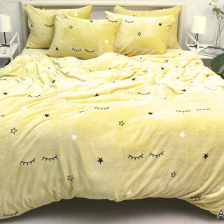 Комплект постельного белья велсофт (микрофибра) ALM1919