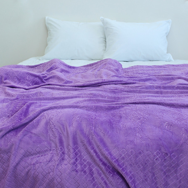 Плед велсофт (тиснение) JH1707-2