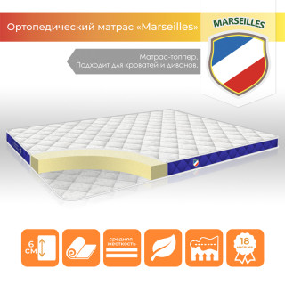Матрац топер "Marseilles"