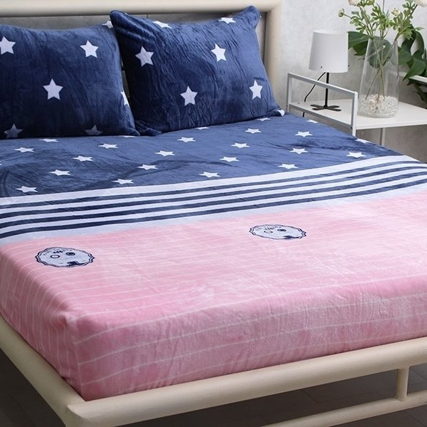 Простирадло на резинці+наволочки (180х200х20) ALM1904