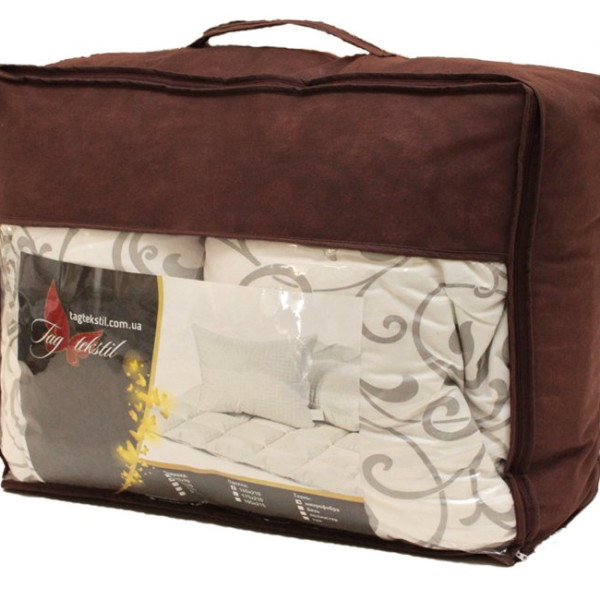 Ковдра "Eco-Перо" євро + 2 подушки 50х70