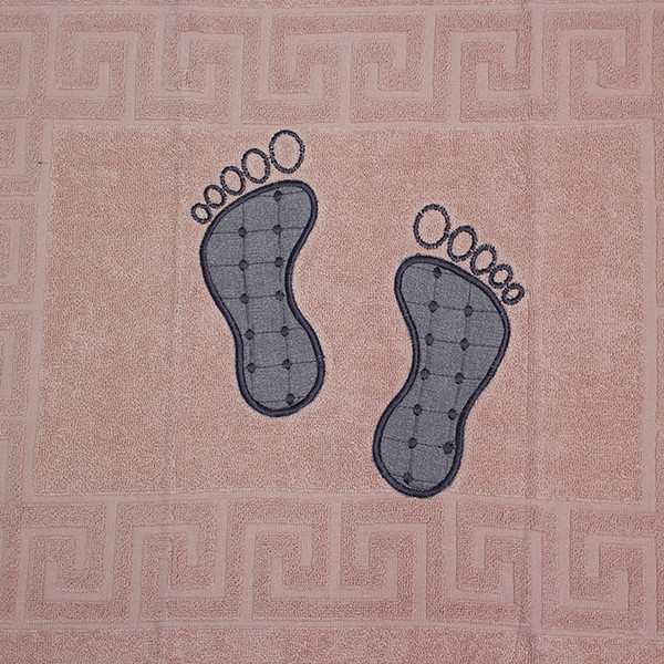 Рушник махровий Ніжки колір: пудра (Туреччина) Рушник махровий Ніжки колір: пудра (Туреччина)