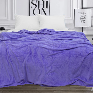 Плед велсофт (тиснение) JH001