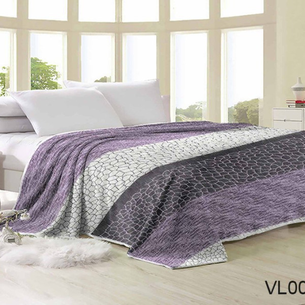 Плед велсофт (микрофибра) VL009/2