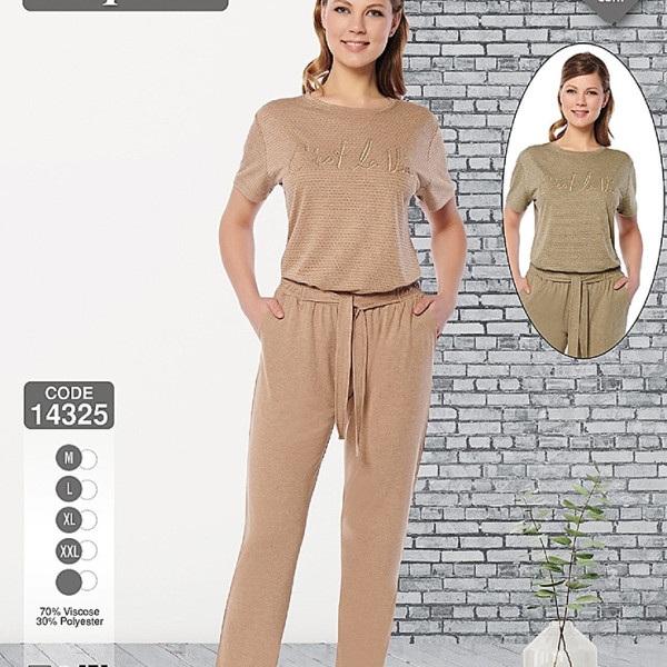 Пижама женская 14325 begie