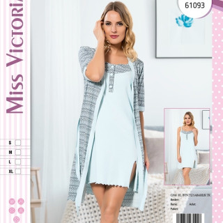 Набір халат і нічнушка 61093