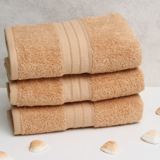 Рушник 50х90 Polosa колір: бежевий