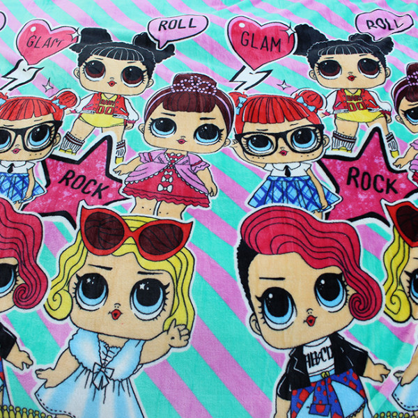 Плед велсофт (микрофибра) LOL