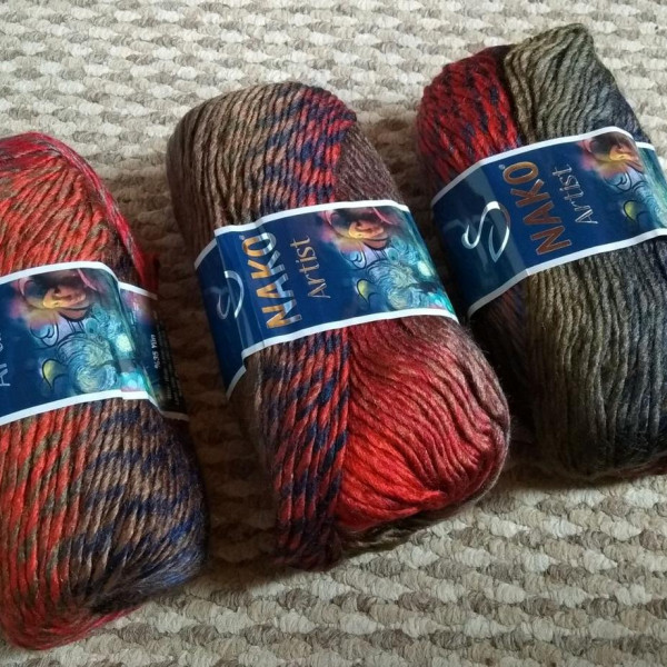 Пряжа для в'язання NAKO Artist 86422 Пряжа для в'язання NAKO Artist 86422