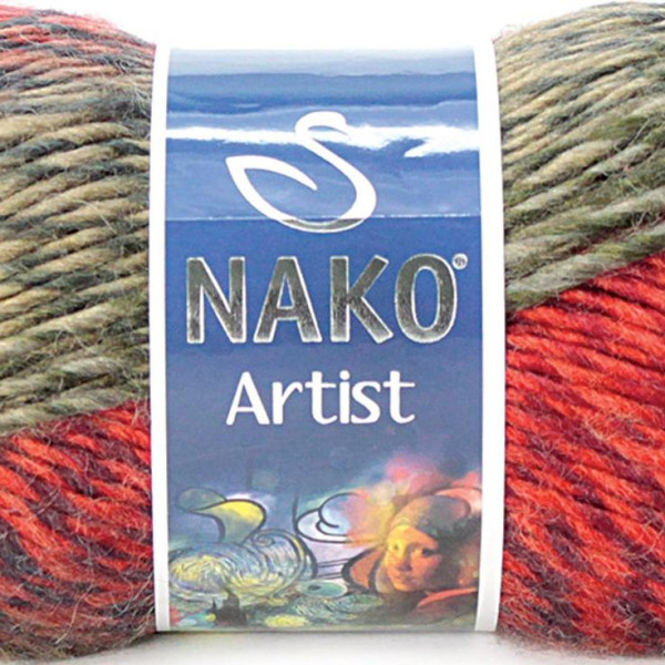 Пряжа для в'язання NAKO Artist 86422 Пряжа для в'язання NAKO Artist 86422
