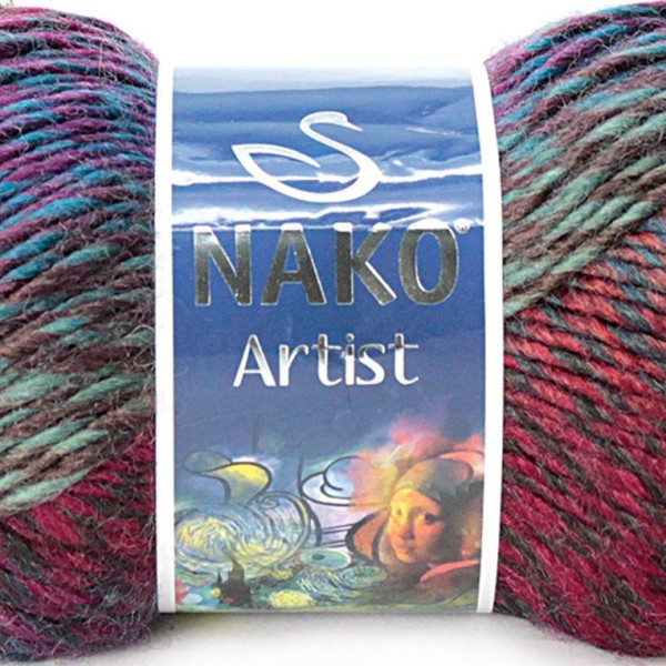 Пряжа для в'язання NAKO Artist 86422 Пряжа для в'язання NAKO Artist 86422