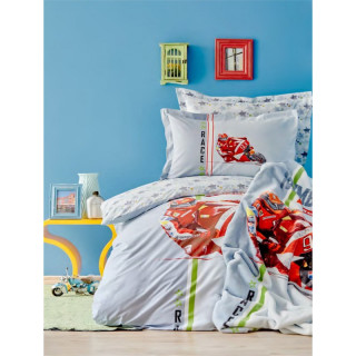 Постільна білизна Karaca Home — Racing Team 2018-1 ранфорс підліткова