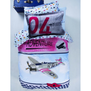 Постільна білизна Karaca Home — Adventure 2017-1 ранфорс піке підліткове