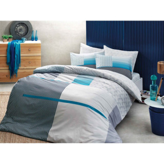 Постільна білизна Tac Ranforce Teen — Troy бірюза підліткова