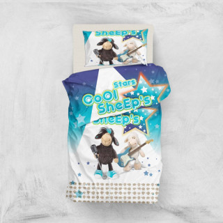 Постільна білизна Eponj Home 3D Micro Satin — Sheeps Mavi підліткове