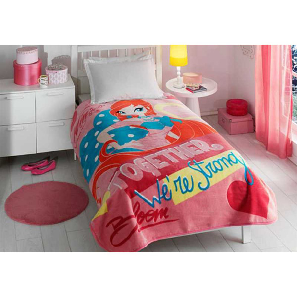 Покривало акрилове Tac Disney — Winx Club Bloom підліткове Покривало акрилове Tac Disney — Winx Club Bloom підліткове