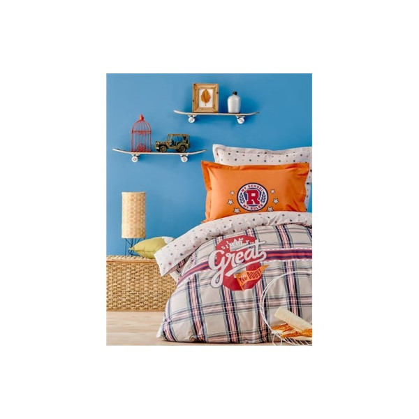 Постільна білизна Karaca Home — Great 2018-1 ранфорс підліткова Постільна білизна Karaca Home — Great 2018-1 ранфорс підліткова