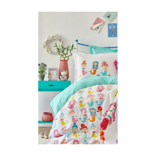 Постільна білизна Karaca Home — Sirena 2018-1 ранфорс підліткова