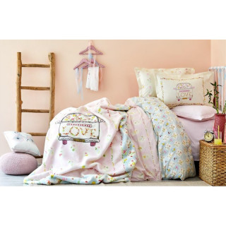 Постільна білизна Karaca Home — Litzy 2018-1 ранфорс підліткова