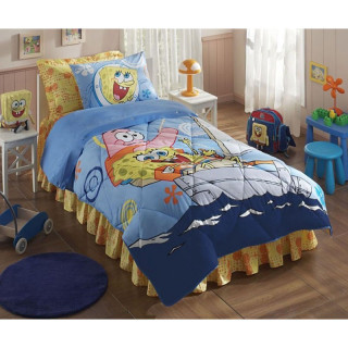 Покривало бавовняне Tac Disney — Sponge Bob Boat підліткове