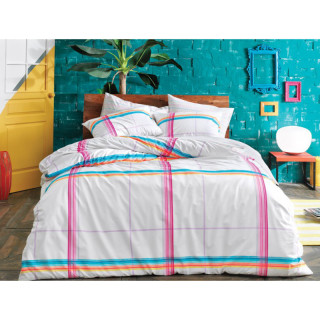 Постільна білизна Tac Ranforce Teen — Energy бірюзова підліткова