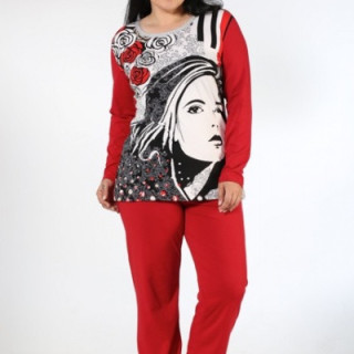 Костюм трикотажний жіночий піжама турція