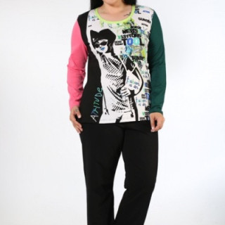 Костюм трикотажный женский пижама турция